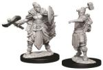 WizKids Model Dungeons & Dragons Nolzur's Marvelous Unpainted Miniatures - Female Half-Orc Barbarian (73703WK) Figurina