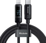 Mcdodo CA-5210 USB-C Lightning kábel, 36W, 1.2m (fekete) (CA-5210)