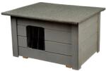  Szürke szigetelt kutyaház lucfenyőből - woodok (ANN-CEN-89786)