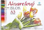 BOBO Watercolour Pad Vázlatfüzet 20 A3 250 g (22097)
