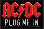 AC/DC Plug Me In Felvarrható tapasz (SP3072)