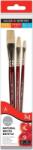Daler-Rowney Simply Oil Brush Natural Flats Ecsetkészlet 3 db (216940300)