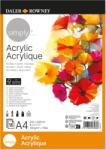 Daler-Rowney Simply Acrylic Paper Simply Vázlatfüzet 16 A4 90 g (436731400)