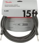 Fender Professional Series Grey Tweed 4, 5 m Drept - Drept Cablu de instrument (0990820065)