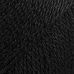 DROPS Design Alpaca Uni Colour 8903 Black Kötőfonal (10468903)