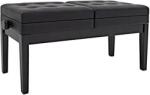 Pianonova HY-PJ026 Scaun Duet pentru pian Black Gloss (HY-PJ026-BLK-GL)