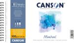 Canson Sp Montval Cold Pressed Vázlatfüzet 12 21 x 13, 5 cm 300 g Natural White (C200807156)