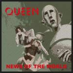 Queen News Of The World Felvarrható tapasz (SPR2980)