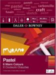 Daler-Rowney Murano Pastel Paper Vázlatfüzet 30, 5 x 22, 9 cm 160 g Warm Colours (438033209)