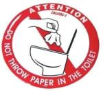 Lalizas No Paper In The Toilet Matrica (95758)