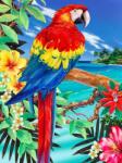 Royal & Langnickel Picturi pe numere Scarlet Macaw (<![CDATA[PJS92]]>) Carte de colorat