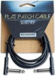 RockBoard Flat Patch Cable 100 cm Oblic - Oblic Cablu patch (RBO CAB PC F 100 BLK)