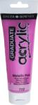 Daler-Rowney Graduate Akril festék Metallic Pink 120 ml 1 db (123120722)