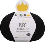 Regia Premium Pure 00099 Black Kötőfonal (9801644-00099)
