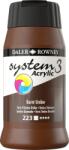 Daler-Rowney System3 Vopsea acrilică Burnt Umber 500 ml 1 buc (129500223)