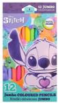 Stitch Colorino Színesceruza, háromszög JUMBO Stitch Pasztell 12 szín