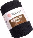YARNART Macrame Rope 3 mm 63 m 750 Black Zsinór (Macrame Rope 3 mm 750)