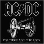 AC/DC For Those About To Rock Logo Felvarrható tapasz (SP2827)
