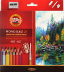 KOH-I-NOOR Mondeluz 3711/24 Akvarell ceruza készlet 24 db (3711024002KS)