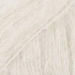 DROPS Design Brushed Alpaca Silk Uni Colour 01 Off White Kötőfonal (109801)
