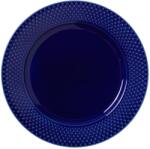 Lyngby Farfurie pentru desert RHOMBE, 23 cm, albastru închis, Lyngby (LY201936)