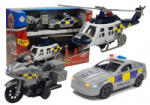 LeanToys Set de vehicule de poliție 3 buc