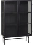 Hübsch Fekete fém vitrin Hübsch Él 100 x 45 cm (020608)