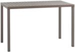 Nardi Szürkésbarna műanyag kerti asztal Kocka 120 x 70 cm (47659.10.000)