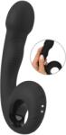 Black Velvets - G és P pont vibrátor (fekete) - sexshopcenter