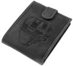 GreenDeed KAMR1021/T fekete bőr férfi kamionos pénztárca