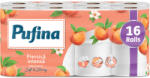 Pufina Intense Peach toalettpapír 100% cell 16 tek 140 lap 3 rétegű, barack illatával