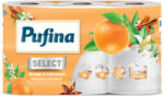 Pufina Orange&Cinnamon toalettpapír 100% cell 6 tek 140 lap 4 rétegű, narancs és fahéj illatával