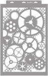 MyWall Steampunk 02 stencil - 3D - 38x60 cm maxi
