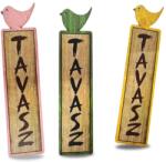  Nyomtatott dekorkarton - Tavasz tábla madárkával 3db/csomag - kosarbolt