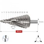 Karnasch Стъпално свредло Ø 6-38 mm (x 4, 5 mm), HSS-XE без покритие, 2x спирален канал (201470U)