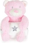 Cangaroo Бебешко одеяло с мека играчка Cangaroo - Rory Bear, 90 х 75 cm, розово (111965) - baby