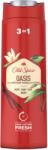 Old Spice Oasis 3az1ben sampon tusfürdő férfiaknak 400 ml (8006540838761)