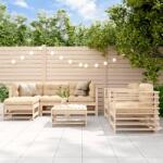 vidaXL Set mobilier de grădină, 7 piese, lemn masiv de pin (3186263)