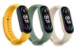 Xiaomi Mi Band 5/6 cserepánt tripack sárga, zöld, bézs (246899)