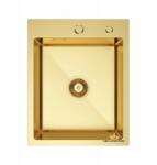 Melanstar Arany Pvd Acél Mosogatótál 40x50 Szifonnal (HD4050G)