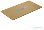 becrisa MURCIA 85x130 cm-es (A oldal x B oldal, lásd műszaki rajz) zuhanytálca palakő hatású felülettel, Oro metalizado MUR16P85X130 (MUR16P85X130)
