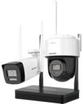 Hikvision DS-J142I/NKS422W03H IP SOHO kamera szett; 4 csatornás NVS+1 db DS-2CV1023G2-LIDWF(2.8mm)(B)+DS-2DE2C200MWG/W(2.8mm)