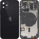 Apple Piese si componente Capac Baterie Apple iPhone 12, Cu Carcasa Mijloc, Negru, Swap (cap/ai12/cu/negr/sw) - vexio
