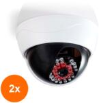 Nedis Set 2 x Camera de Securitate Falsa, Alba, Nedis (TIV-2xDUMCD20WT)
