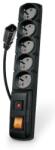 PremiumCord Acar F5 5 Plug 3 m Switch (ppacarf5-3iec)