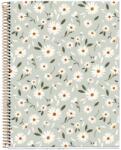 Miquelrius Green Flowers A4 4x30 lap linia caiet cu spirale (A15296GR81)