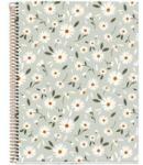 Miquelrius Green Flowers A4 4x30 lap vonalas spirálfüzet (A15296GR81) (A15296GR81)