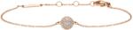 Daniel Wellington Stílusos bronz karkötő csillogó golyóval Pavé DW00400626