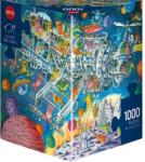 Heye 1000 db-os Triangular puzzle - Aliens Welcome! (30083) (30083)