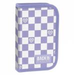 DERFORM BackUp 2000-es évek felszerelt tolltartó - Lila-fehér kockás (PB6SW29)